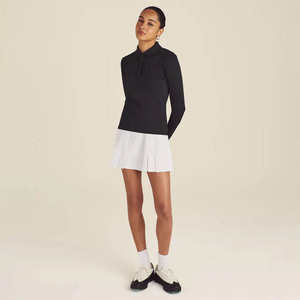 Polo de golf personnalisé pour femme, tissu jersey de haute qualité avec broderie, design décontracté à manches courtes - Product Image 2