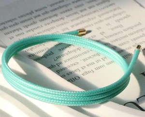 Handmade Adjustable Braided <b>Rope</b> <b>Bracelet</b> for Children's Cute Style Leather and Cotton Material - Product Image 1