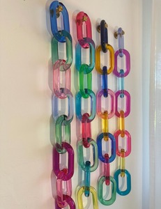 Cadenas Decorativas de Resina Coloridas de Diseño Moderno, Logotipo Personalizable para Tamaños Grandes y Pequeños - Product Image 2