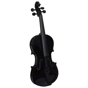Violín 4/4 Negro, Juego Completo con Arco y Reposacabezas - Product Image 3