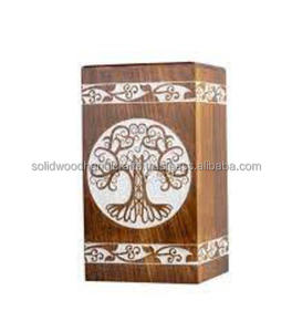 Urnes pour cendres adultes avec urnes funéraires de haute qualité Urnes funéraires pour hommes et femmes Urne décorative faite à la main - Product Image 3