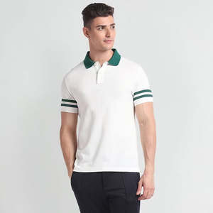 Camiseta Polo Blanca para Hombre, Diseño Personalizado Disponible en Tallas Grandes, Suministro de Fábrica al por Mayor, Camiseta Informal Ligera a Precio Económico - Product Image 1