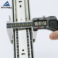 Glissières télescopiques verrouillables HVPAL 28 po (51 mm) de large, à roulement à billes, haute capacité de charge, pour rangement d'atelier