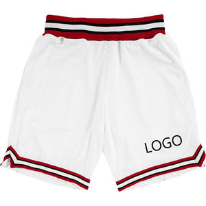 Shorts de sport en mesh à logo personnalisé pour hommes, taille élastique, pour entraînement, basketball, jogging, vêtements de sport, course à pied - Product Image 3