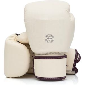 Gants de boxe personnalisés en cuir PU à doigts entiers, extensibles, avec fermeture à lacets et poignet auto-agrippant pour l'entraînement et le sparring de Muay Thai - Product Image 6