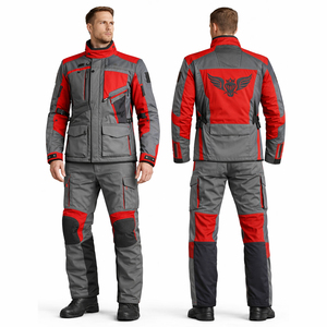 Traje de Motociclismo Impermeable Personalizado para Hombre, Chaqueta y Pantalones para Aventura en Moto, Conjunto de Ropa Protectora para Motociclista Todoterreno - Product Image 1