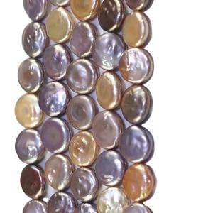 ROSE VIOLET MULTI COULEUR GRANDE TAILLE PIÈCE IRRÉGULIÈRE D'EAU DOUCE VÉRITABLE - Product Image 1