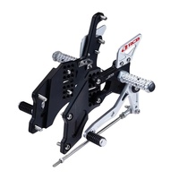 Kit de repose-pieds réglable en aluminium CNC RS-1 Racing pour Honda CBR250RR