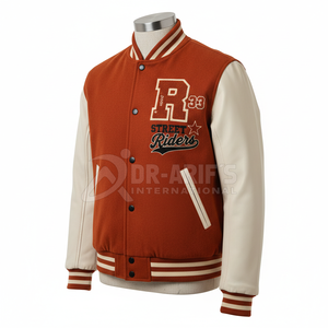 Nuevo estilo Streetwear para hombre Varsity College Jacket Vintage sudadera Custom Patchwork Jackets - Product Image 3