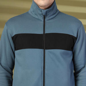 Ensemble de survêtement personnalisé pour hommes, design décontracté, en molleton, pour l'entraînement, grandes tailles, avec fermeture éclair et pantalon de jogging - Product Image 6