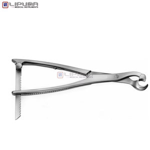Pince à os manuelle Lambotte en acier inoxydable, instruments chirurgicaux orthopédiques MOL, grande taille, pointe de 16 mm, 330 mm (13 1/8 po) - Product Image 5