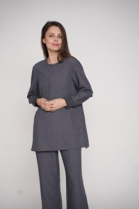 Tenue d'infirmière musulmane modeste à manches longues, uniforme islamique anti-plis et respirant pour infirmières musulmanes - Product Image 6
