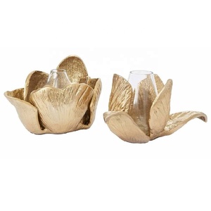Jarrón de Mesa Moderno de Aluminio Hecho a Mano, 11.8 cm de Alto x 21.65 cm de Ancho x 9.82 cm de Profundidad, Decoración para el Hogar - Product Image 2
