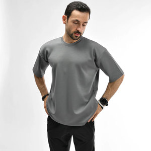 เสื้อยืดโอเวอร์ไซส์ ไซส์ใหญ่ เสื้อยืดผู้ชาย พิมพ์ลาย เสื้อยืดเรียบ แขนสั้น - Product Image 1