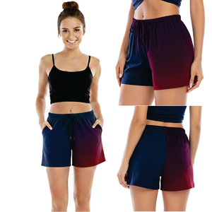 Shorts Confort Quotidien Femme Taille Élastique 100% Coton Coupe Classique Tissu Léger Respirant pour la Maison et la Mode Urbaine - Product Image 1
