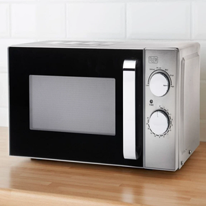 Horno de Microondas de Acero Inoxidable G-o-o-d-m-a-n-s S-t-a-i-n-l-e-s-s con Capacidad de 17L y 5 Ajustes de Calor, Descongelación - Product Image 1