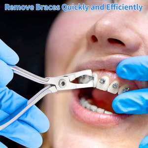 Pince manuelle pour retirer les brackets dentaires, couleur arc-en-ciel, pour brackets antérieurs, poignée confortable, acier inoxydable - Product Image 5