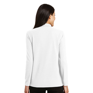 Chemises de golf et de tennis pour femmes, pull-over performant à manches longues, polos boutonnés, style décontracté, polyester, logo, travail - Product Image 3