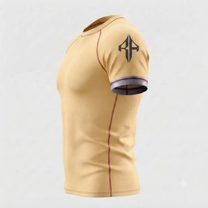 Nuevo Rashguard de MMA de Última Tendencia con Estampado por Transferencia Térmica, Diseño de Cuello Redondo, Material de Spandex/Poliéster para Adultos por RIVIAN TLANTIC - Product Image 5