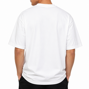 เสื้อผ้าผู้ชายไซส์ใหญ่ ผ้าฝ้าย 100% หนัก 260 GSM พิมพ์ลาย DTG เป็นมิตรกับสิ่งแวดล้อม เนื้อผ้านุ่มพิเศษ สตรีทแวร์แบบสั่งทำ ทรงปกติ ยูนิเซ็กซ์ รับผลิตแบบ OEM ODM - Product Image 3