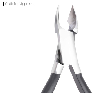 Coupe-cuticules professionnel noir mat personnalisé avec logo, en acier inoxydable, pour éliminer les peaux mortes, outils de pédicure et de manucure, à mâchoires larges - Product Image 2