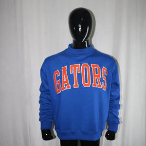 Sudadera GATORS con cuello simulado, 450 GSM, nombre personalizado, bordado en aplique, corte holgado, 100% algodón, felpa francesa. - Product Image 1