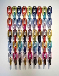 Escultura de Letra D Personalizada en Resina, Impermeable, Hecha a Mano, Forma Irregular, Color Naranja, Decoración Moderna y Artística para el Hogar - Product Image 5