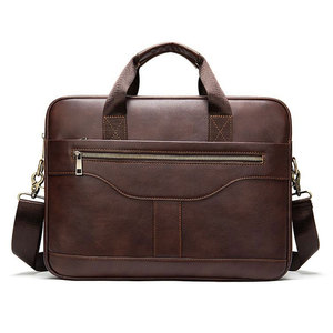 Premium Leather Laptop Bag With Elegant Design And Strong Build Ideal For Office Use Business Meetings And Daily Travel Needs - Product Image 1