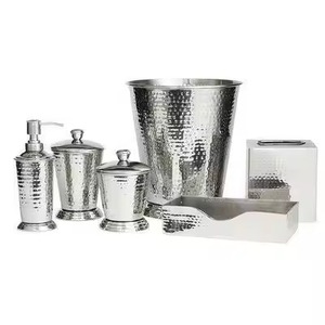 Modern Style Metal <b>Bathroom</b> <b>Set</b> Decorative Bath <b>Accessories</b> for Vintage Home Hotel Resort Guest <b>Bathroom</b> Vanity Decor - Product Image 2