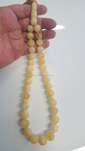 ลูกประคำเรซิ่นสีงาช้างทรงกลมสำหรับสวดมนต์อิสลาม ซับฮา มิสบาฮะ สำหรับการนับซิกร ทำสมาธิ บูชาของชาวมุสลิม ผลิตโดย SmarkExports - Product Image 4