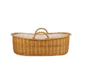 Panier à langer en rotin fait main, assorti au panier à langer pour enfant en rotin, style bohème, pour table à langer bébé, vente en gros - Product Image 1