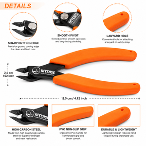 Professional Precision Flush Cutter Pliers Mini <b>Wire</b> Cutting Pliers for Jewelry Electronics <b>Craft</b> Repair - Product Image 2