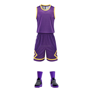 Ropa Deportiva de Baloncesto Unisex de Secado Rápido y Transpirable, Talla Grande, Diseño Personalizado con Impresión por Transferencia de Calor, Uniformes Deportivos - Product Image 2