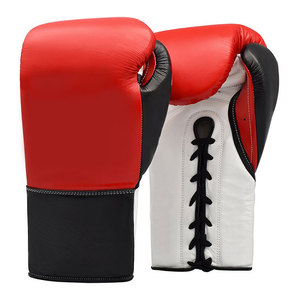 Guantes de Boxeo Ajustables de Alta Calidad con Cuero Vacuno y Material de PU, Tamaños y Colores Personalizados para Entrenamiento Físico - Product Image 1