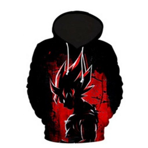 Sudadera con Capucha de Camuflaje 3D de Goku de Dragon Ball Z DBZ, Sudadera con Capucha de Forro Polar 100% Algodón para Hombre, Invierno - Product Image 3
