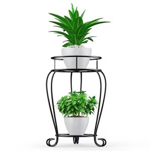 Soporte clásico para macetas de hierro, adecuado para hogares tradicionales, que ofrece resistencia, estabilidad y un diseño atemporal. - Product Image 1