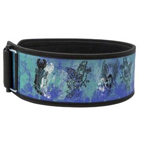 Sublimation personnalisée 4 pouces Ceinture d'haltérophilie en nylon Vente en gros Ceintures d'entraînement en néoprène autobloquantes Ceinture d'entraînement de gymnastique unisexe - Product Image 1