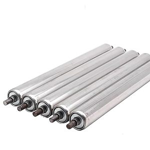 Rouleaux de convoyeur en tôle robuste OEM pour la manutention des matériaux, fabrication sur mesure disponible - Product Image 3