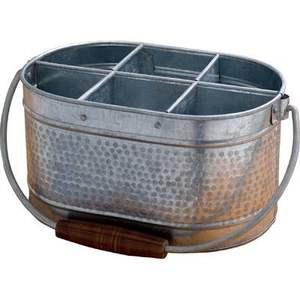 Porte-couverts élégant en métal galvanisé, organiseur décoratif pour la présentation à table - Product Image 5