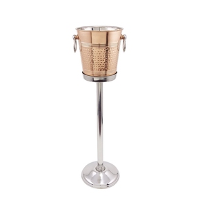 Stainless Steel Wine Ice Bucket Stand <b>Tall</b> Floor Champagne Cooler Holder for Restaurant Hotel <b>Bar</b> <b>Table</b> Decor - Product Image 5