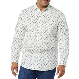 OEM Men Long Sleeve Button <b>Down</b> Shirts Bulk Cotton Slim Fit Shirts Supplier Factory Price Men Full Sleeve Shirts Button <b>Down</b> - Product Image 4