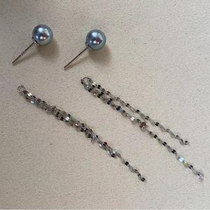 Pendientes de Borla S925 Nuevos de 2025, Joyería de Perlas de Zhuji, Serie Multi Lino Verdadero de Agua de Mar, Ganchos Finos para Oreja - Product Image 3