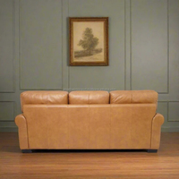 Canapé Chesterfield en cuir véritable trois places pour salon, villa et usage scolaire, design moderne, mobilier pour hôtel et maison