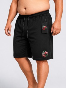Shorts de sport pour hommes, couleur unie, séchage rapide, respirants, taille élastique, pour l'entraînement et la course estivale, best-seller, OEM, différentes tailles - Product Image 2