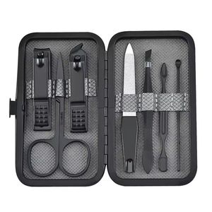 8 In 1 Stainless Steel <b>Nail</b> Kit Portable Manicure Tools <b>Set</b> With Case Classic Style For Adult - Product Image 5