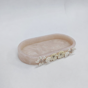 Plateau de rangement en résine le plus vendu pour bijoux, plateau de vanité, cadeau, ustensiles de cuisine, plateau tendance pour la décoration intérieure - Product Image 6