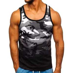 <b>Mens</b> <b>singlet</b> casual gym sleeveless shirt breathable lightweight material for workout training and street style - Product Image 1