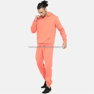 Logo personnalisé de haute qualité hommes survêtement broderie pantalon de survêtement et sweat à capuche ensemble survêtement délavé à l'acide pour hommes style OEM - Product Image 5