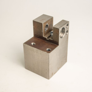 AMT VINA Custom CNC Milling U-Slot <b>Mounting</b> <b>Block</b> Steel Clevis Bracket Made in Vietnam Factory - Product Image 1