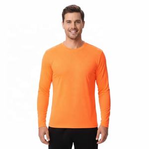 เสื้อยืดวิ่งออกกำลังกายแบบรัดรูปแขนยาวสำหรับผู้ชาย เสื้อยืดออกกำลังกายขายส่งแบบใหม่ - Product Image 2